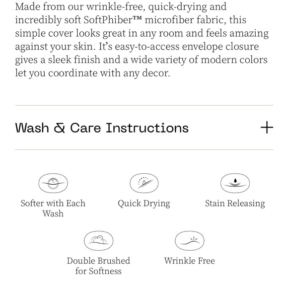 Comphy brand Queen size duvet cover in white - Picture 5 of 5